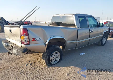 2000 Chevrolet Silverado 1500 Ls из США, поврежденный, VIN 1GCEK19T9YZ303711
